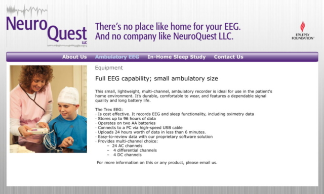 NeuroQuest LLC Web Page - Physicians' Version