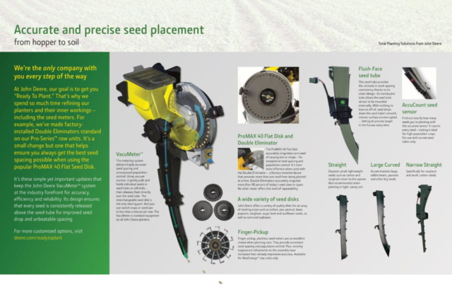 John Deere Planting Parts & Attachments Brochure