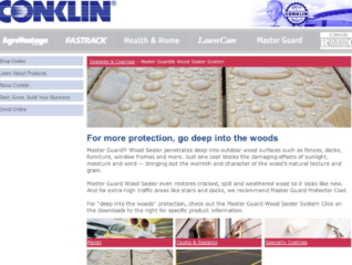 Conklin Painting & Coatings Web Page