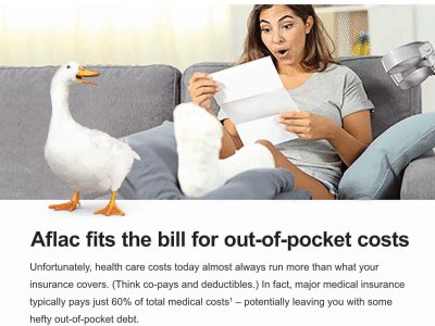 thumbnail for aflac fits the bill